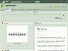 Tablet Screenshot of hyperfocusedinc.deviantart.com