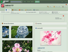 Tablet Screenshot of jaderen123.deviantart.com