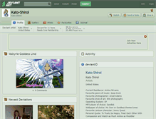 Tablet Screenshot of kato-shiroi.deviantart.com