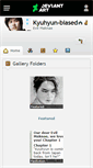 Mobile Screenshot of kyuhyun-biased.deviantart.com