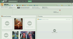 Desktop Screenshot of cabroon.deviantart.com