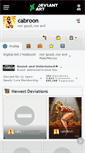 Mobile Screenshot of cabroon.deviantart.com