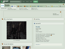 Tablet Screenshot of nouska.deviantart.com