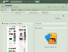 Tablet Screenshot of michaelpl.deviantart.com