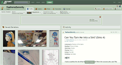 Desktop Screenshot of featheredserenity.deviantart.com