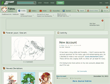 Tablet Screenshot of fukou.deviantart.com