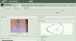 Desktop Screenshot of lifeform467.deviantart.com