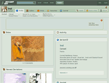 Tablet Screenshot of inoi.deviantart.com