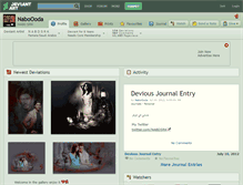 Tablet Screenshot of naboooda.deviantart.com