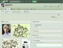 Tablet Screenshot of cookiepixie.deviantart.com