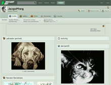 Tablet Screenshot of jacopopfrang.deviantart.com