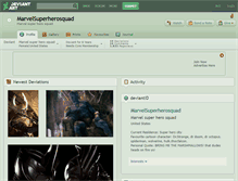 Tablet Screenshot of marvelsuperherosquad.deviantart.com