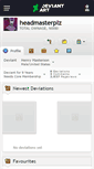 Mobile Screenshot of headmasterplz.deviantart.com