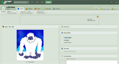 Desktop Screenshot of latexape.deviantart.com