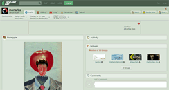 Desktop Screenshot of monariza.deviantart.com