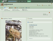 Tablet Screenshot of goddessamylee.deviantart.com