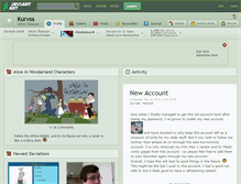 Tablet Screenshot of kurvos.deviantart.com