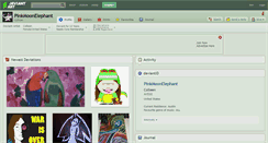 Desktop Screenshot of pinkmoonelephant.deviantart.com