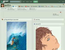 Tablet Screenshot of epx9914.deviantart.com