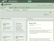 Tablet Screenshot of coyotedream.deviantart.com