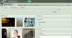 Desktop Screenshot of momo-borette.deviantart.com