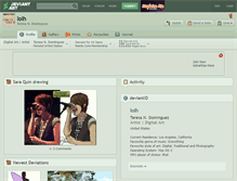 Tablet Screenshot of lolh.deviantart.com