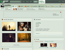 Tablet Screenshot of monikha.deviantart.com