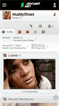 Mobile Screenshot of muddyshoes.deviantart.com