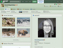 Tablet Screenshot of dominikaaniola.deviantart.com