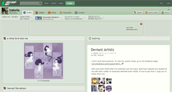 Desktop Screenshot of izabella.deviantart.com