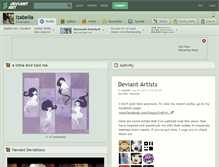 Tablet Screenshot of izabella.deviantart.com