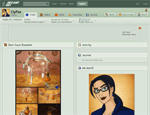Tablet Screenshot of ciyfox.deviantart.com