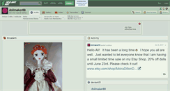 Desktop Screenshot of dollmaker88.deviantart.com