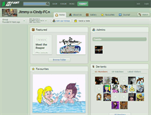 Tablet Screenshot of jimmy-x-cindy-fc.deviantart.com