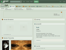 Tablet Screenshot of licah.deviantart.com