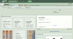 Desktop Screenshot of icebearer.deviantart.com