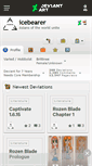 Mobile Screenshot of icebearer.deviantart.com