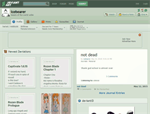 Tablet Screenshot of icebearer.deviantart.com