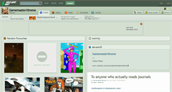 Desktop Screenshot of gamemasterxtreme.deviantart.com