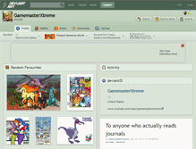 Tablet Screenshot of gamemasterxtreme.deviantart.com