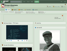 Tablet Screenshot of firmanwidyasmara.deviantart.com