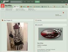 Tablet Screenshot of itzy-bitzy.deviantart.com