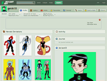 Tablet Screenshot of garok10.deviantart.com