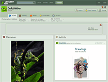 Tablet Screenshot of derakmine.deviantart.com