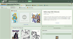 Desktop Screenshot of empowered-fanclub.deviantart.com