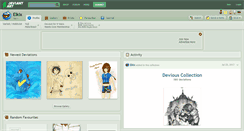 Desktop Screenshot of elkix.deviantart.com