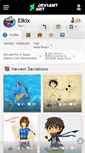 Mobile Screenshot of elkix.deviantart.com