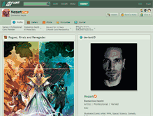 Tablet Screenshot of nezart.deviantart.com