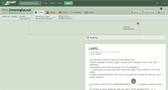 Desktop Screenshot of dreamingsoloud.deviantart.com