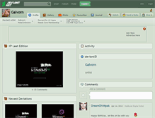 Tablet Screenshot of galvorn.deviantart.com